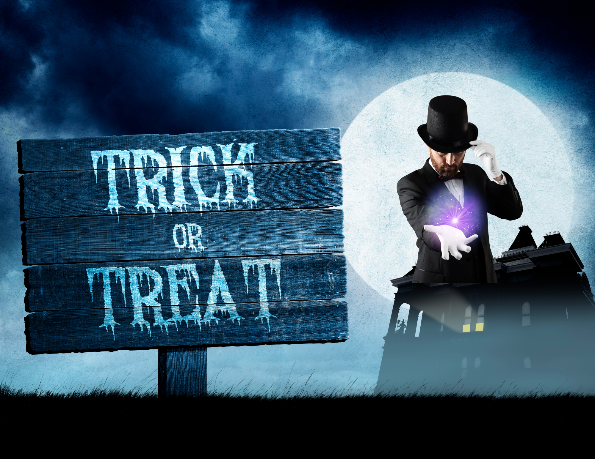 Trick or Treat Spooky Magician